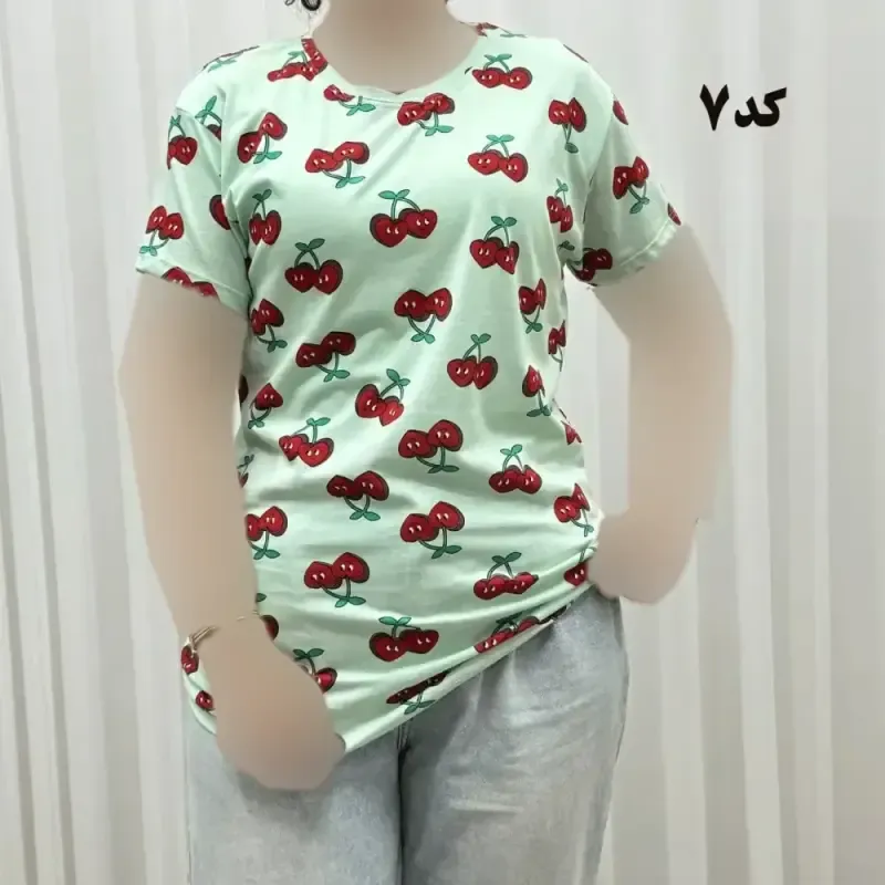 تیشرت طرحدار H&M کد 1170 آبرفت و رنگ رفت ندارد چروک نمیشود سایزبندی کامل S تا XXXL